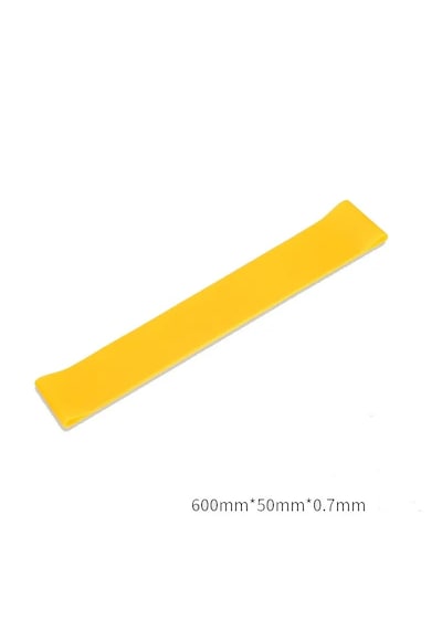 3'lü Set Direnç Bandı 60 Cm X-hafif - Orta- X-sert Pilates Egzersiz Yoga - Mini Loop Band Sarı - Siyah - Yeşil