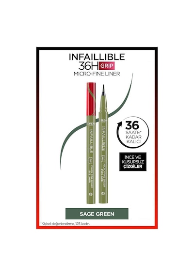 L'Oréal Paris Infaillible 36H Micro Fine Eyeliner 05 Sage Green