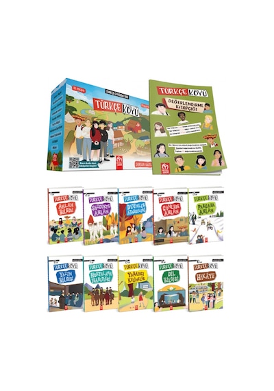 3. Ve 4. Sınıf Türkçe Köyü Hikaye Seti 10 Kitap Model Çocu
