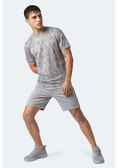 Slazenger Hady I Erkek Gri Tişört