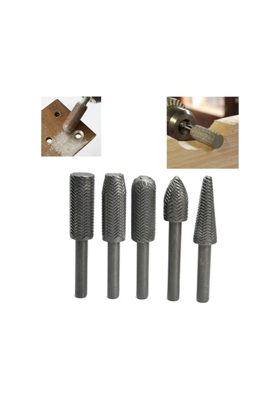 Için Eğe Törpü Seti Ahşap Metal Ince Diş Aşındırma Törpüleme Uç Seti 5 Parça