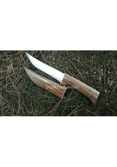 Bel Kamp Bıçağı-El İşçiliği-No1-20 CM Kahverengi