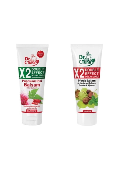 Dr.c.tuna Biberli Masaj Jeli 250ml + At Kestaneli Masaj Jeli 250ml
