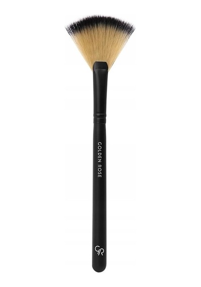 Fan Brush - Aydınlatıcı Ve Bronzer İçin Yelpaze Makyaj Fırçası Diğer