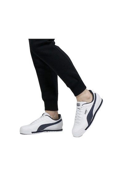 Puma Roma Basic Unisex Günlük Sneaker Spor Ayakkabı Beyaz/ Lacivert