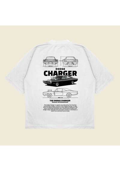 Startmore Dodge Charger Baskılı Oversize Unisex Pamuklu Nefes Alan Kalın Kumaşlı Beyaz Startmore Dodge Charger Baskılı Oversize Unisex Pamuklu Nefes Alan Kalın Kumaşlı Beyaz