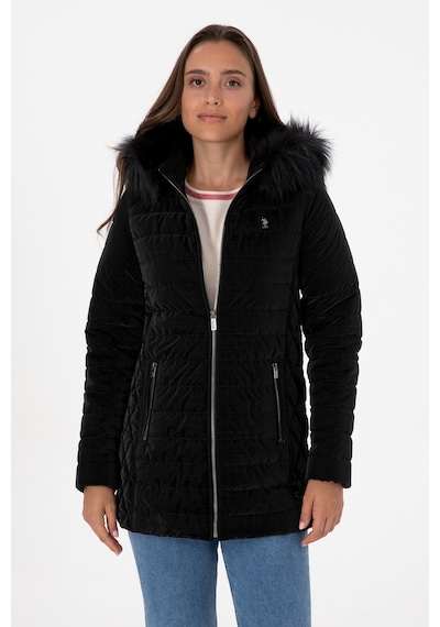 U.s. Polo Assn. Kadın Siyah Deri Mont-kaban 50317317-001 001sıyah