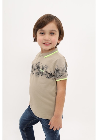 Toontoy Kids Toontoy Erkek Çocuk Baskılı Tişört Yeşil