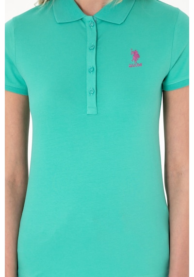 U.S. Polo Assn. Kadın Mint Basic Polo Yaka Tişört 50300896-VR090