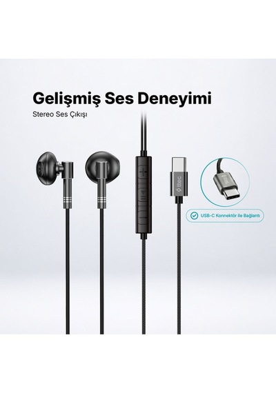 Rio Fit Style Usb-c Stereo Mikrofonlu Kulakiçi Kablolu Kulaklık Diğer