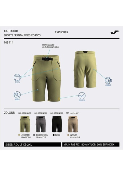 Joma Explorer V Bermuda Brown Erkek Kahverengi Şort Kahverengi