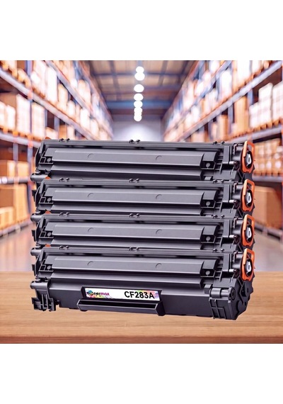 Hp Laserjet Pro M127fp Uyumlu.  Toner Çipli Cf283a 4'lü 1.500 Sayfa