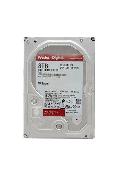 WD Red Plus WD80EFPX 8 TB 3.5'' 128 MB Sata 5640 RPM SATA 3 HDD