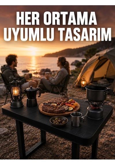 Çok Amaçlı Katlanır Kamp Masası Dayanıklı Piknik Balkon Bahçe Masası Diğer