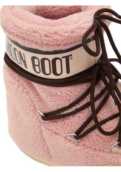 J001 Pink Gum Bot Kadın 80d1409700 Moon Boot Icon Low Fleece 36-41 Pembe