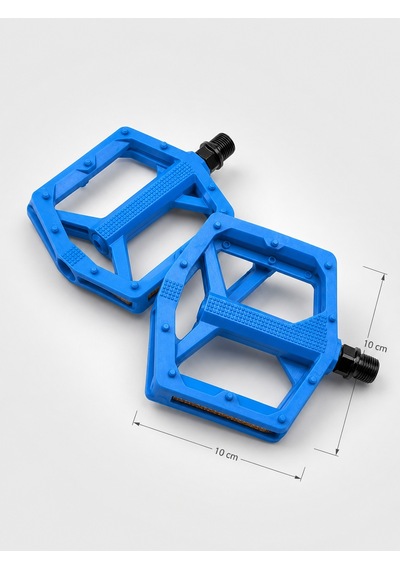 Heugers Drox Mx555 Kompozit Platform Pedal 111x106mm - Mavı