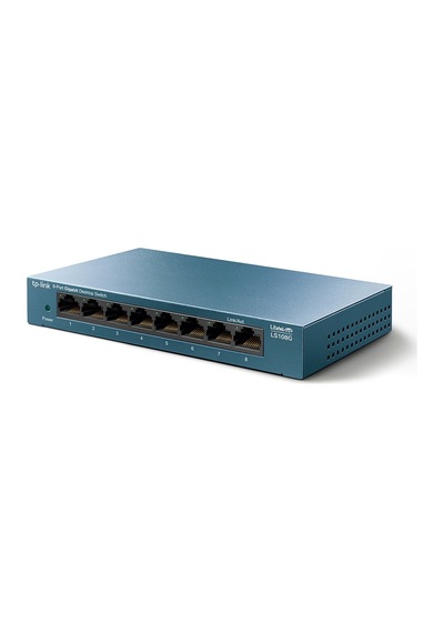TP-LINK LS108G 8 PORT GIGABIT LITEWAVE MASAÜSTÜ SWITCH (ÇELİK KASA)