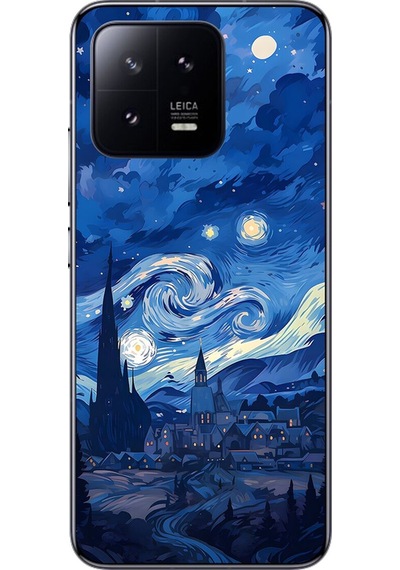 Xiaomi Mi 13 Pro Uyumlu Şeffaf Kılıf Aesthetic 8 Tasarımlı