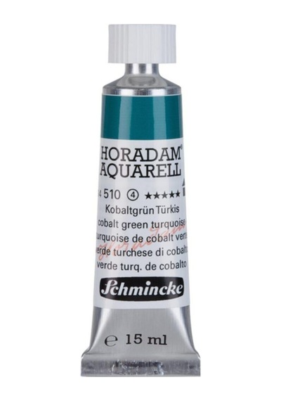 Schmincke : Horadam Aquarell Artist Sulu Boya : 15 Ml Tüp : Seri 4 510 Cobalt Green Turquoise