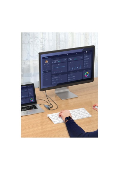 Lemorele Tc15, 5 İn 1 Usb Type-c Hub Çoklayıcı, Rj45 İnternet, 4k Hdmı, 100w Pd Şarj, 2x 3.0 Usb Çoğaltıcı