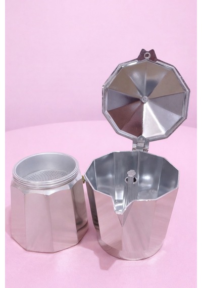 Retro Moka Pot 6 Cup Ev Ofis Ve Kamp Kahve Çekirdeği Demliği