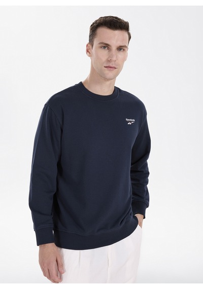 Reebok P00005740004 Id Rlx Clss Sl Crew Lacivert Erkek Sweatshirt