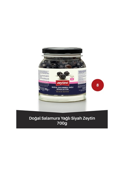 Gemlik Siyah Salamura Zeytin 700 Gr 291/320 S