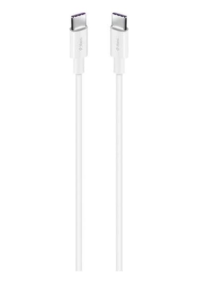 Ttec 2DK47B Type-C To Type-C 30 CM 65 W Pd Qc Hızlı Şarj Data Kablosu Beyaz