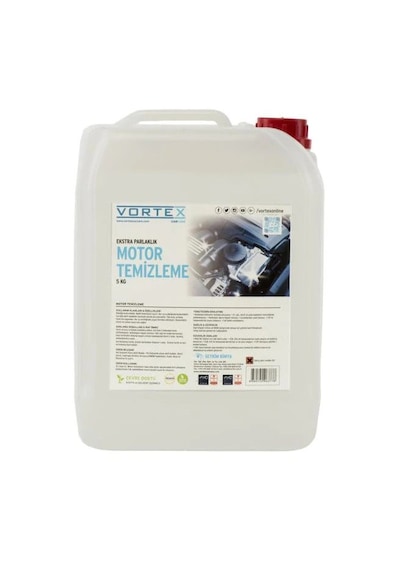 Vortex Ekstra Parlaklık Motor Temizleme Sıvısı 5 KG