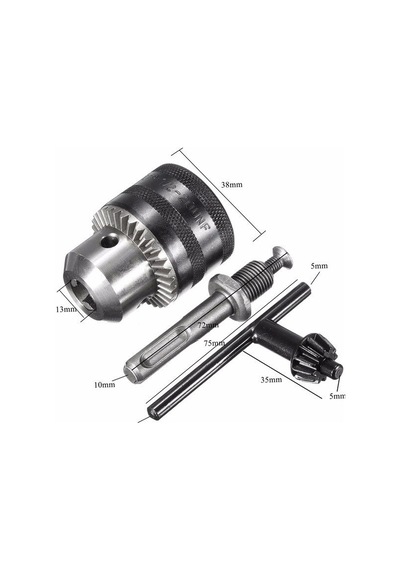 Mandiren Metal Mandrel Anahtarlı Sds Bits Adaptör Mand