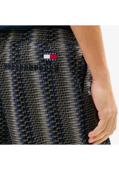 Tommy Hilfiger Aop Erkek Siyah Şort Dm0dm22829