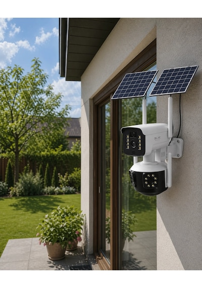 Güneş Enerjili Yayla Kamerası 4g Sım Kartlı 9mp Solar Güvenlik Kamerası 2 Yıl