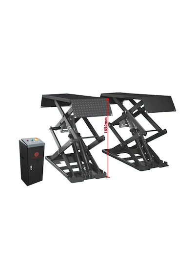 Worldforce 3 Ton Makaslı Lift Hidrolik Sistem 2 Metre 380v 2,2kw Profesyonel Kumandalı Oto Lift