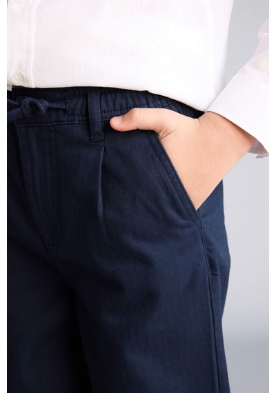 Defacto Loose Fıt Düz Paça Gabardin Pantolon Erkek Çocuk G6740a826spnv146 Lacivert-nv146