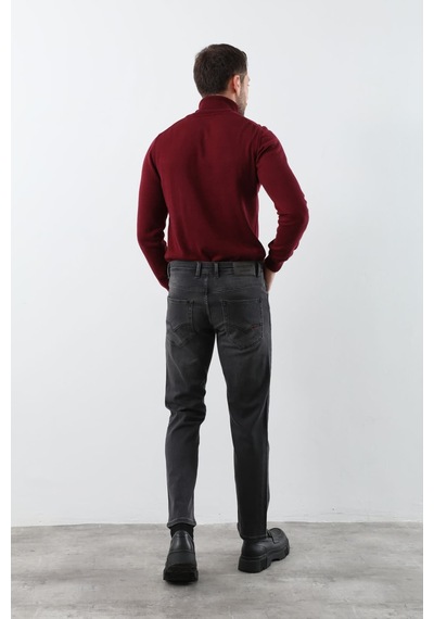 Banny Jeans Erkek Likralı Straight Fit Jean Pantolon Siyah