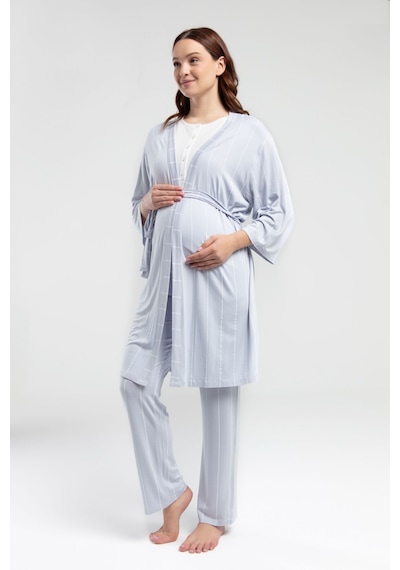 Pierre Cardin Kadın Beyaz 3'lü Pijama Takımı 5274-47982