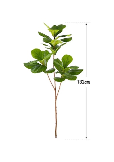 Yapay Ağac Keman Bitkisi 3 Dallı 135 Cm Saksısız
