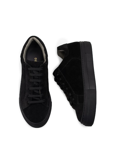 Deery Hakiki Süet Siyah Sneaker Kadın Ayakkabı - Z1681zsyhc03 Siyah