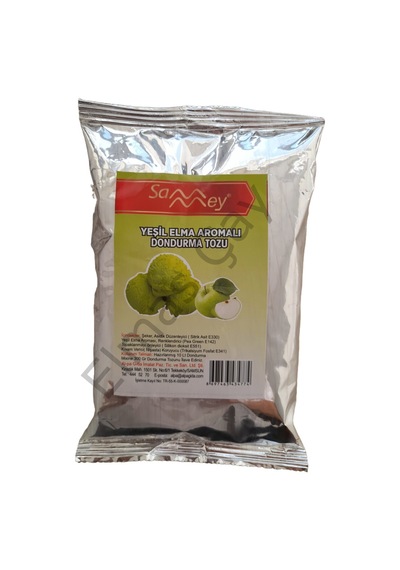 Elmas Sammey Yeşil Elma Aromalı Dondurma Tozu 300 Gr. 300 G