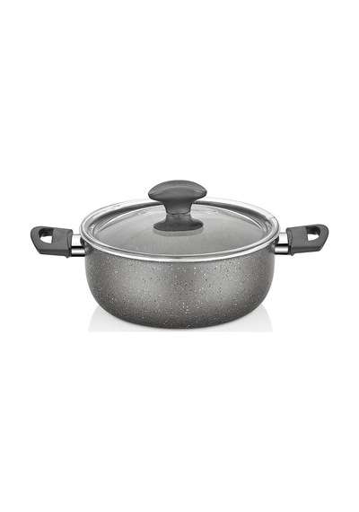 Papilla Fred 20 CM Granit Derin Tencere-Gri