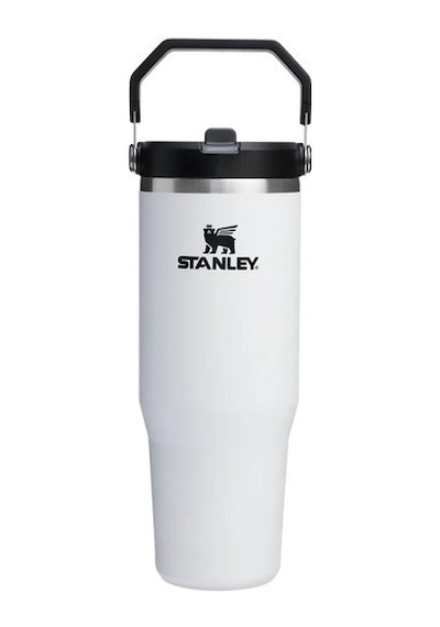 Stanley The Iceflow Flip Straw 2.0 Tumbler 0.89l / 30oz Chalk Termos-32964 Beyaz
