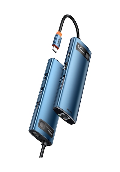 Baseus Metal Gleam 8İn1 Multifonksiyonel Hub Dock Station