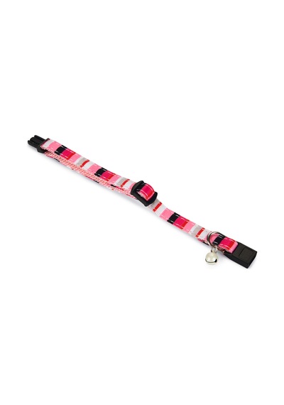 Hnrlıshp Beeztees Yavru Kedi Boyun Tasması, Zilli, Pembe, 16-32cm