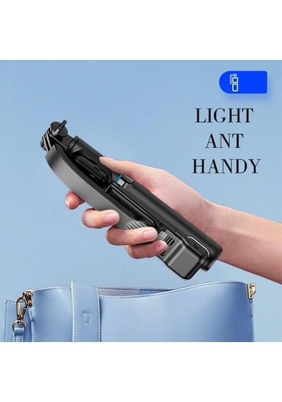 C01s Çok Amaçlı Işıklı Selfie Çubuğu Masa Üstü Tripod Kumandalı Selfie Dolgu Işığı Dahil 107 Cm 50 x 22