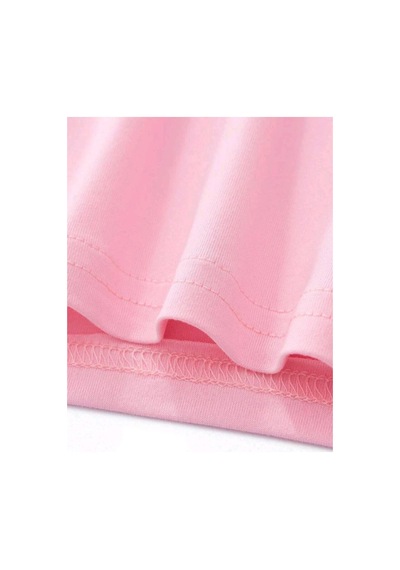 Stil-x Sıx Seven Baskılı Kız Çocuk Tshırt, 67 Tasarımlı Pembe-3