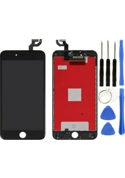 Apple Uyumlu iPhone 6s Plus Lcd Ekran Dokunmatik Siyah Lw