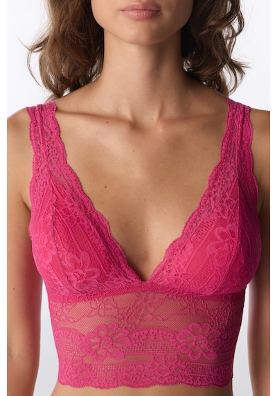Penti Fuşya Dantelli Çıkarılabilir Pedli Bralet Fc7