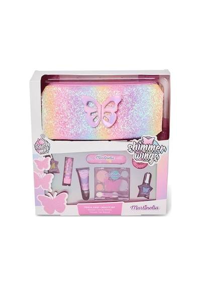 Shımmer Wıngs Pencıl Case & Beauty Set Lote 8 Pz Genel