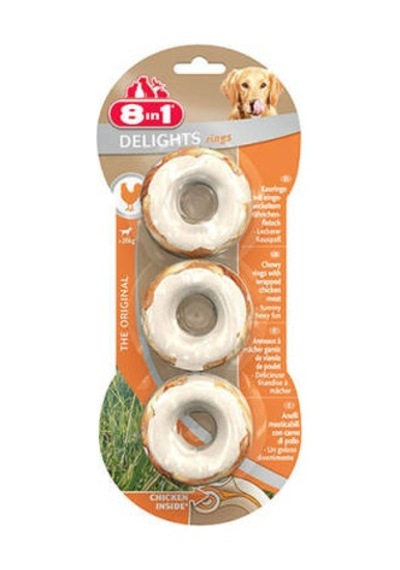 Delights Bones Tavuklu Halka Ağız Bakım Kemik Köpek Ödülü 119 Gr