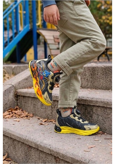 Vojo Kids Ortopedik Taban Kahraman Sneaker Spor Ayakkabı 267800001902 14 Bej